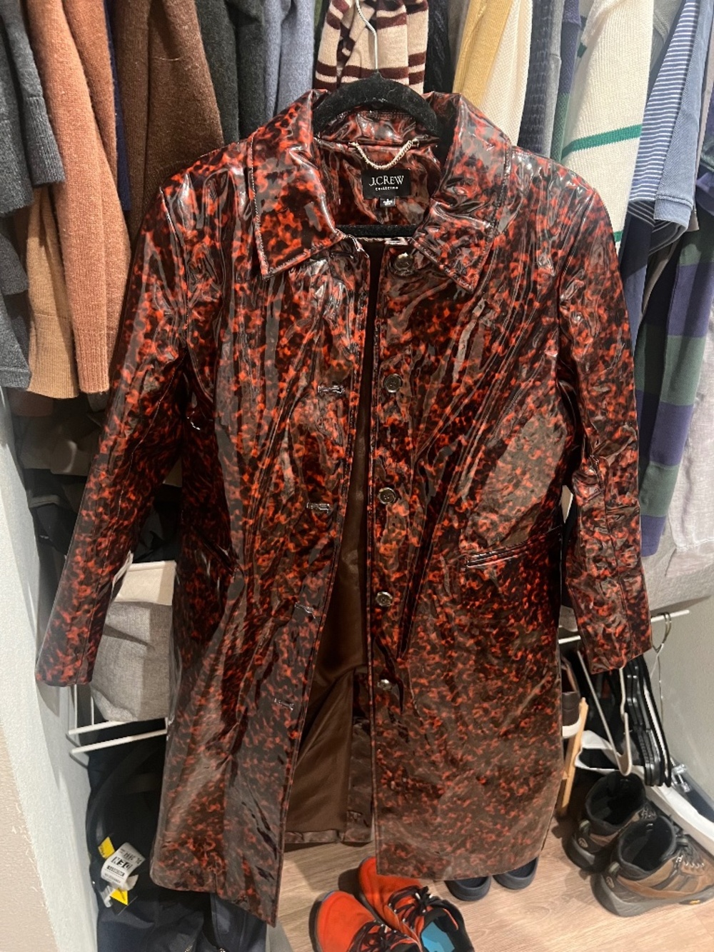 Jcrew collection midi trench